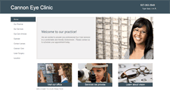 Desktop Screenshot of cannoneyeclinic.com