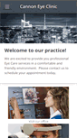 Mobile Screenshot of cannoneyeclinic.com